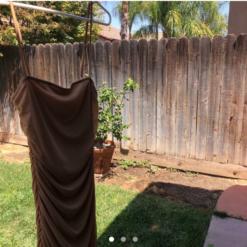 Beige dress never worn